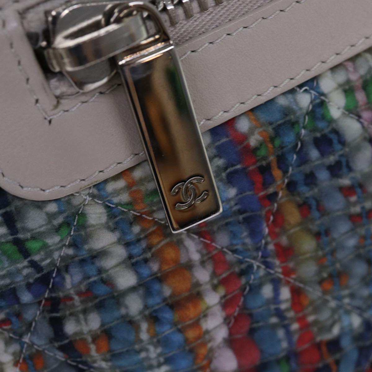 Top Quality Chanel Cococoon Hand Bag Nylon Multicolor CC Auth yk12872