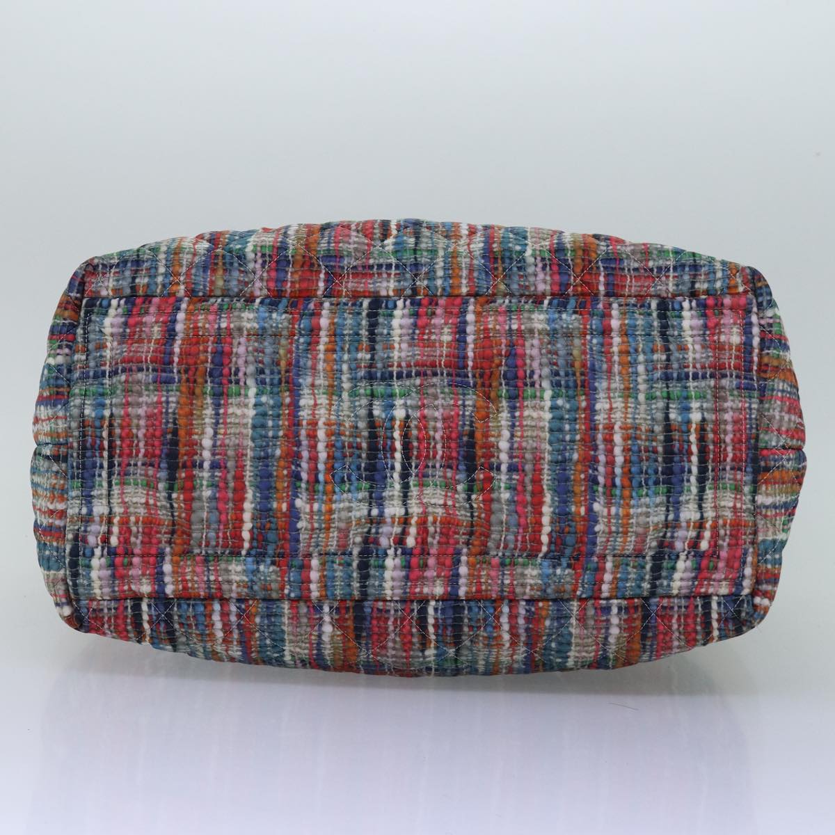 Top Quality Chanel Cococoon Hand Bag Nylon Multicolor CC Auth yk12872