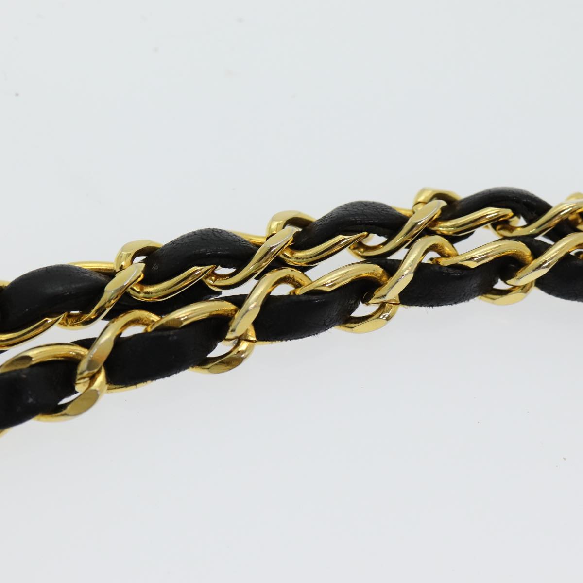 Top Quality Chanel Matelasse 25 Turn Lock Chain Hand Bag Lamb Skin Black CC Auth yk14030A