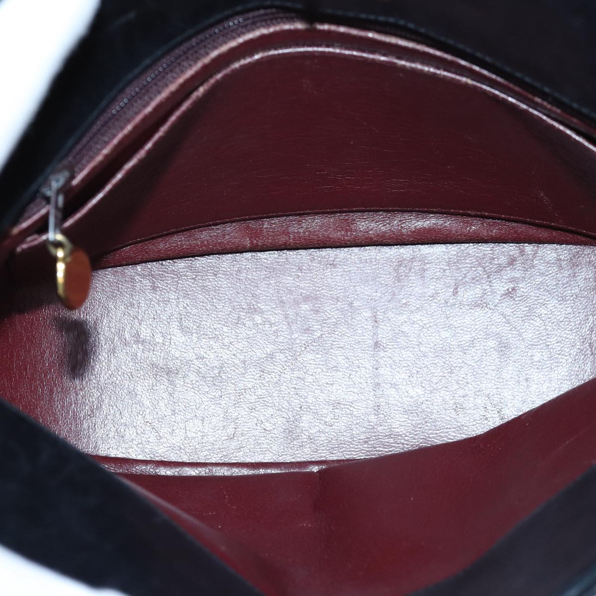 Top Quality Chanel Matelasse COCO Mark Hand Bag Lamb Skin Black Gold CC Auth yk14149