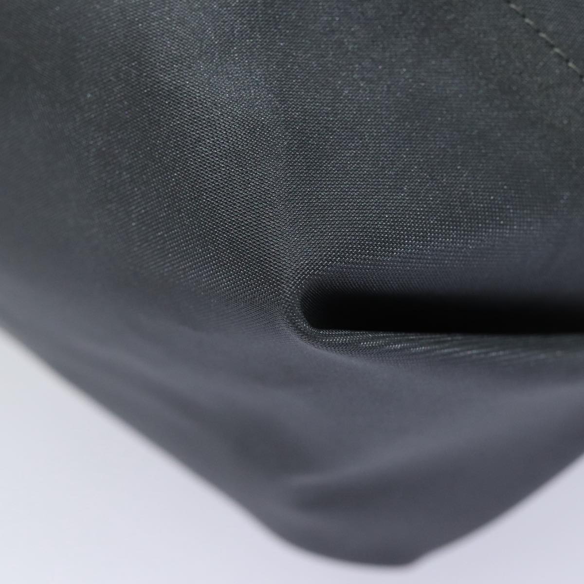 Top Quality Chanel Hand Bag Nylon 2way Gray CC Auth yk14208
