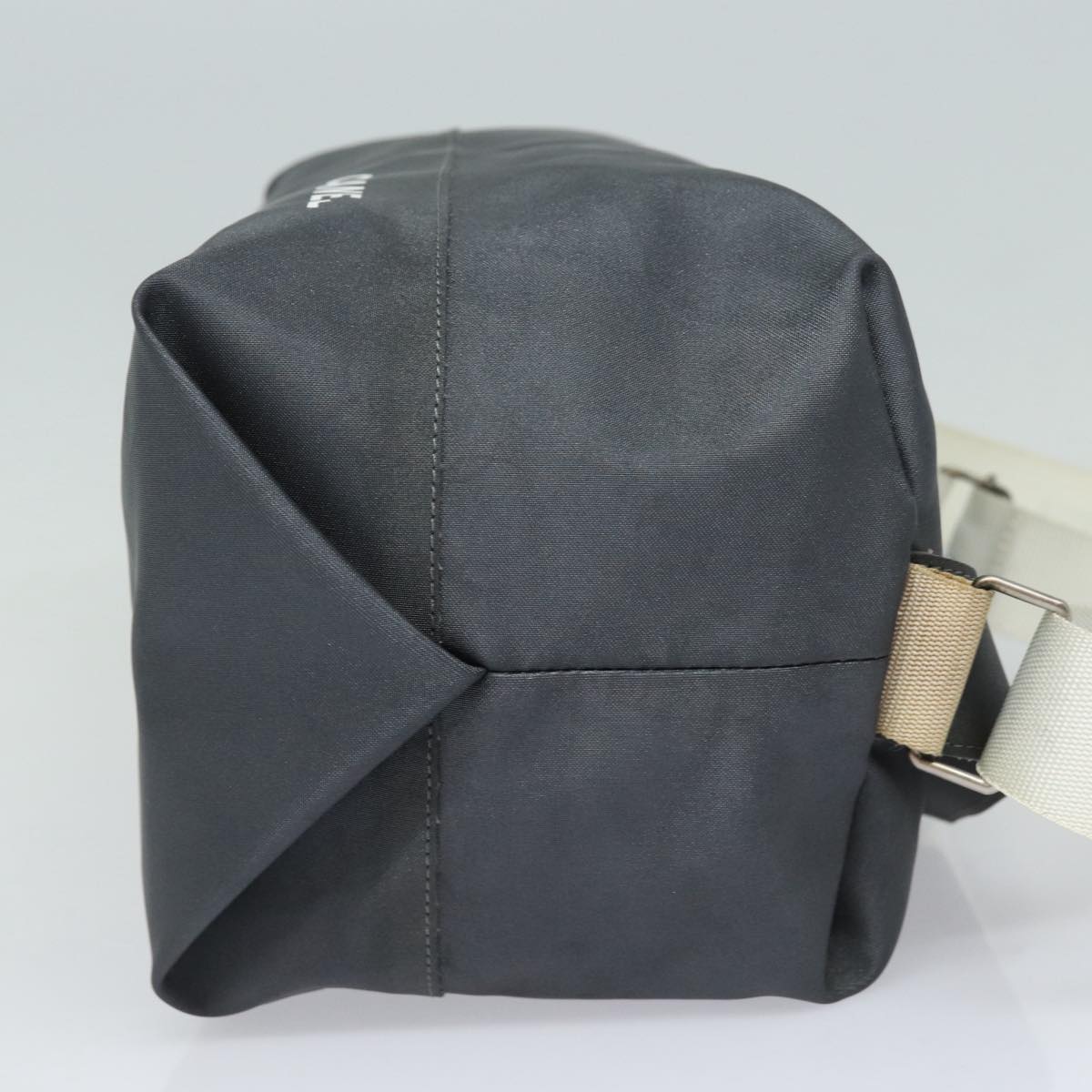 Top Quality Chanel Hand Bag Nylon 2way Gray CC Auth yk14208
