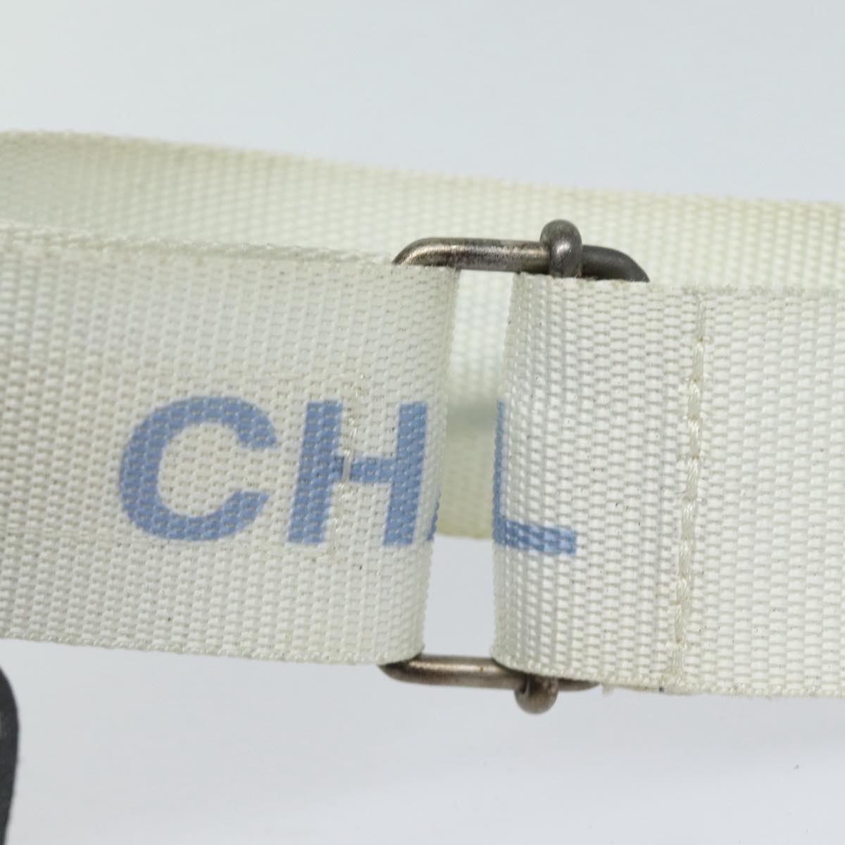 Top Quality Chanel Hand Bag Nylon 2way Gray CC Auth yk14208