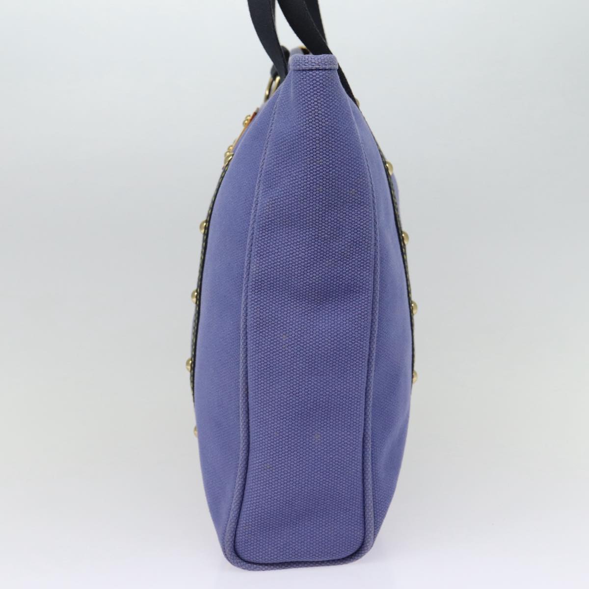 LOUIS VUITTON Antigua Cabas GM Tote Bag Navy Black M40084 LV Auth yk14375