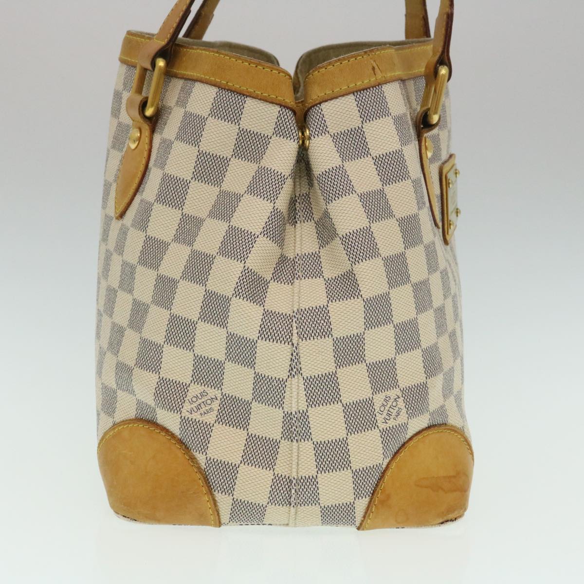 LOUIS VUITTON Damier Azur Hampstead PM Tote Bag N51207 LV Auth yk4018