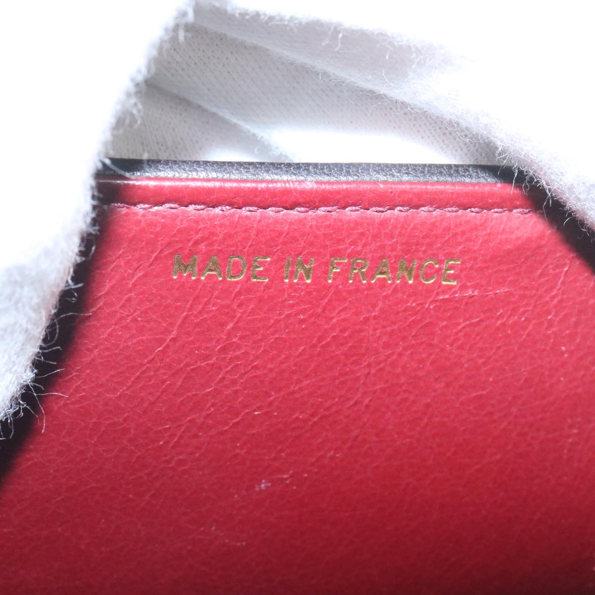Top Quality Chanel Mademoiselle Big COCO Mark Chain ShoulderBag Lamb Skin Black Auth yk4080A