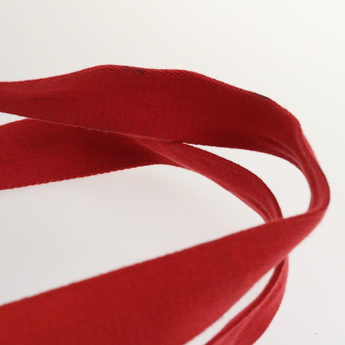 CHANEL Surf line Tote Bag Canvas Blue Red CC Auth yk4388A