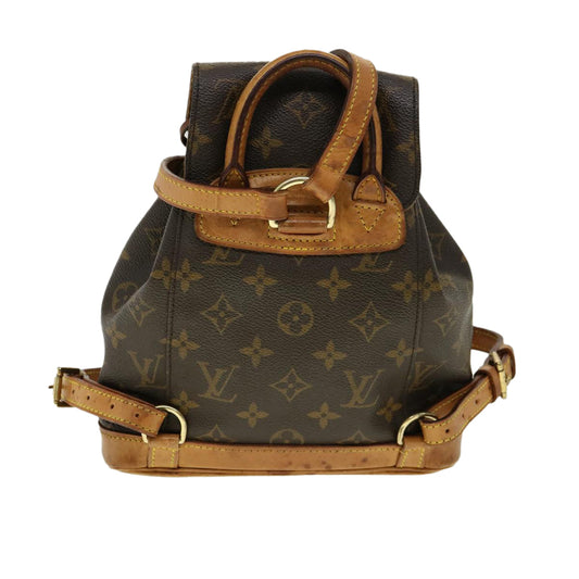 LOUIS VUITTON Monogram Montsouris PM Backpack M51137 LV Auth yk4724