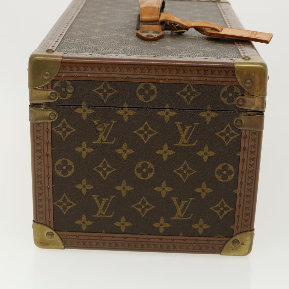 LOUIS VUITTON Monogram Boite Buteil Hand Bag Vanity Vintage M21822 Auth yk5026