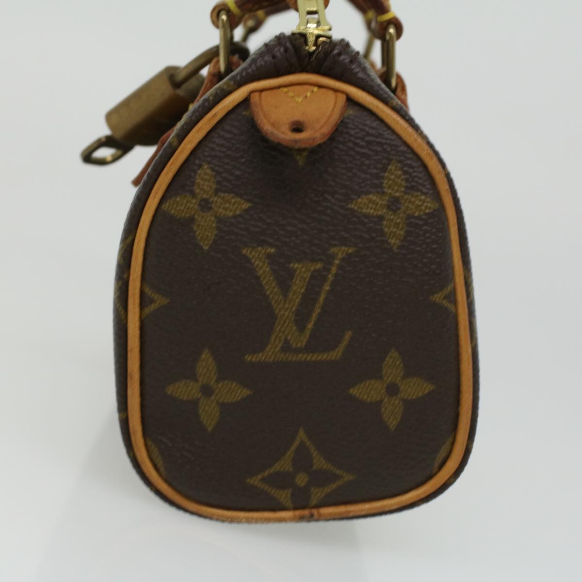 LOUIS VUITTON Monogram Mini Speedy Hand Bag M41534 LV Auth yk5468