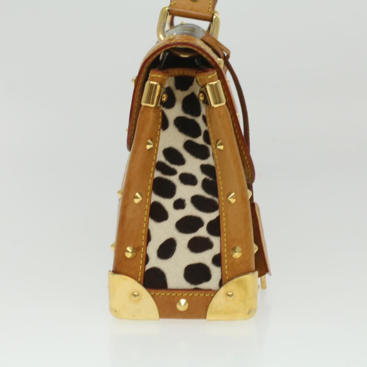 LOUIS VUITTON Monogram Multicolor Sac Dalmatian Hand Bag Black M92825 LV yk5888