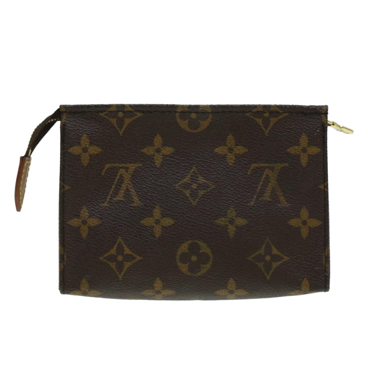 LOUIS VUITTON Monogram Poche Toilette 15 Pouch M47546 LV Auth yk7037B