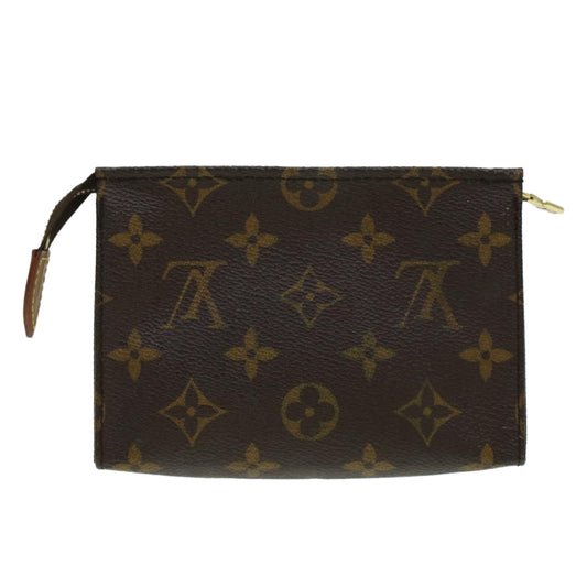 LOUIS VUITTON Monogram Poche Toilette 15 Pouch M47546 LV Auth yk7037B