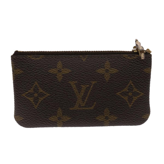 LOUIS VUITTON Monogram Pochette Cles Coin Purse M62650 LV Auth yk7602