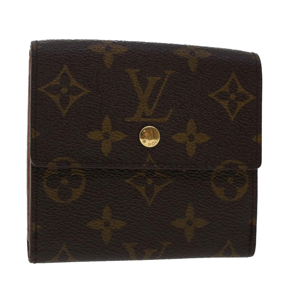 LOUIS VUITTON Monogram Porte Monnaie Bier Cartes Crdit M61652 LV  yk7745
