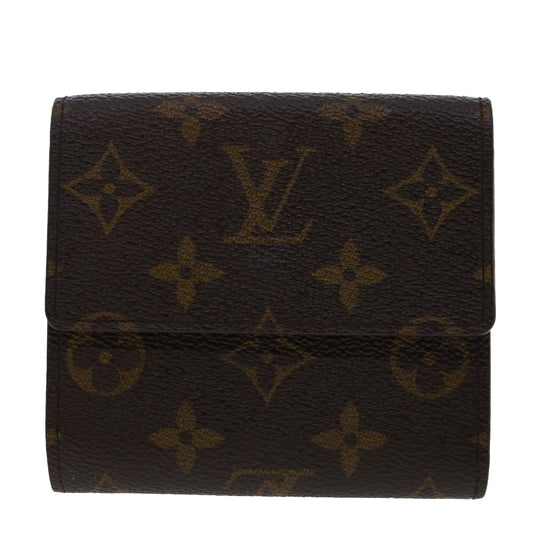 LOUIS VUITTON Monogram Porte Monnaie Bier Cartes Crdit M61652 LV  yk7745