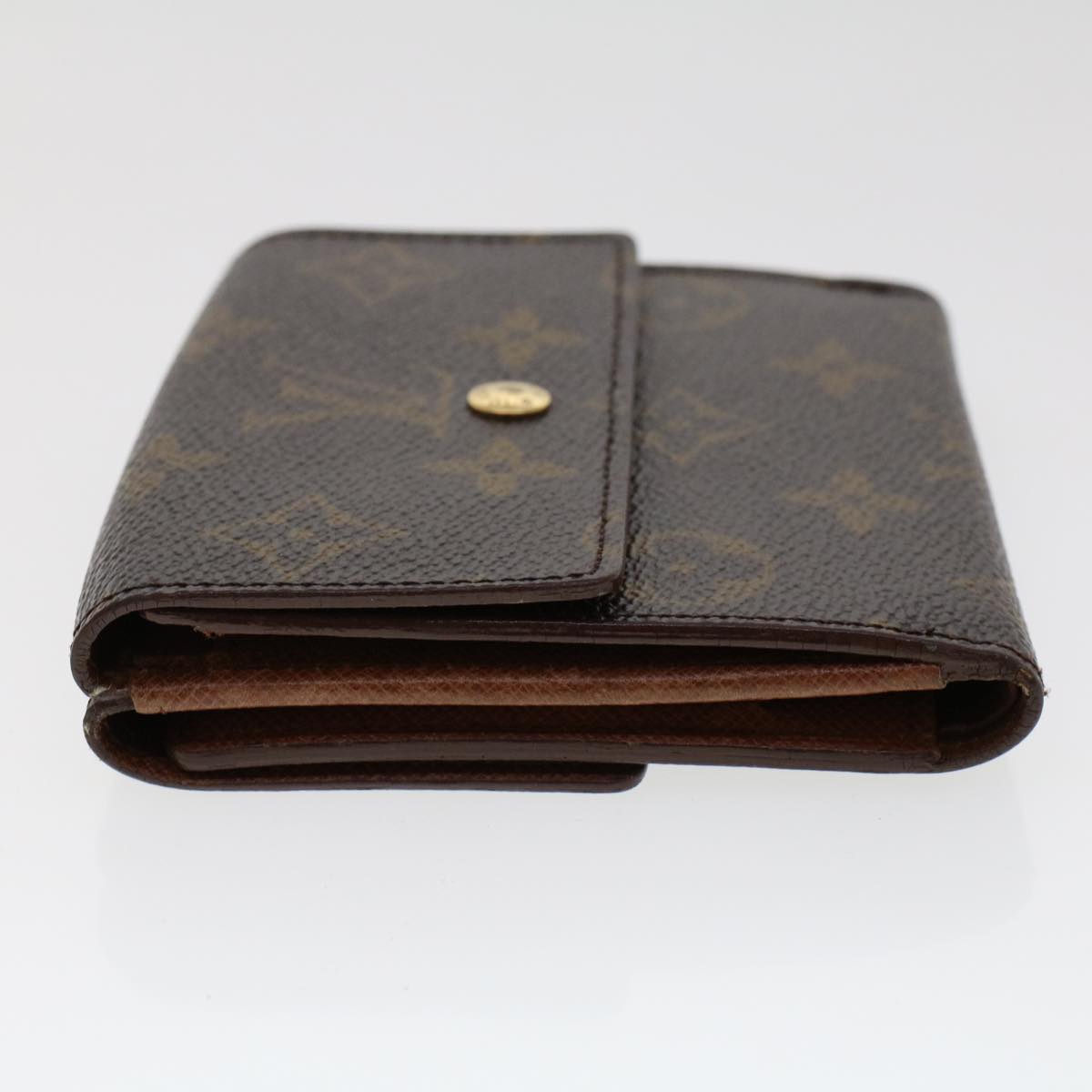 LOUIS VUITTON Monogram Porte Monnaie Bier Cartes Crdit M61652 LV  yk7745