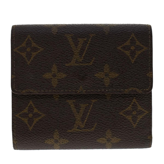 LOUIS VUITTON Monogram Porte Monnaie Bier Cartes Crdit Wallet M61652 Auth yk7784