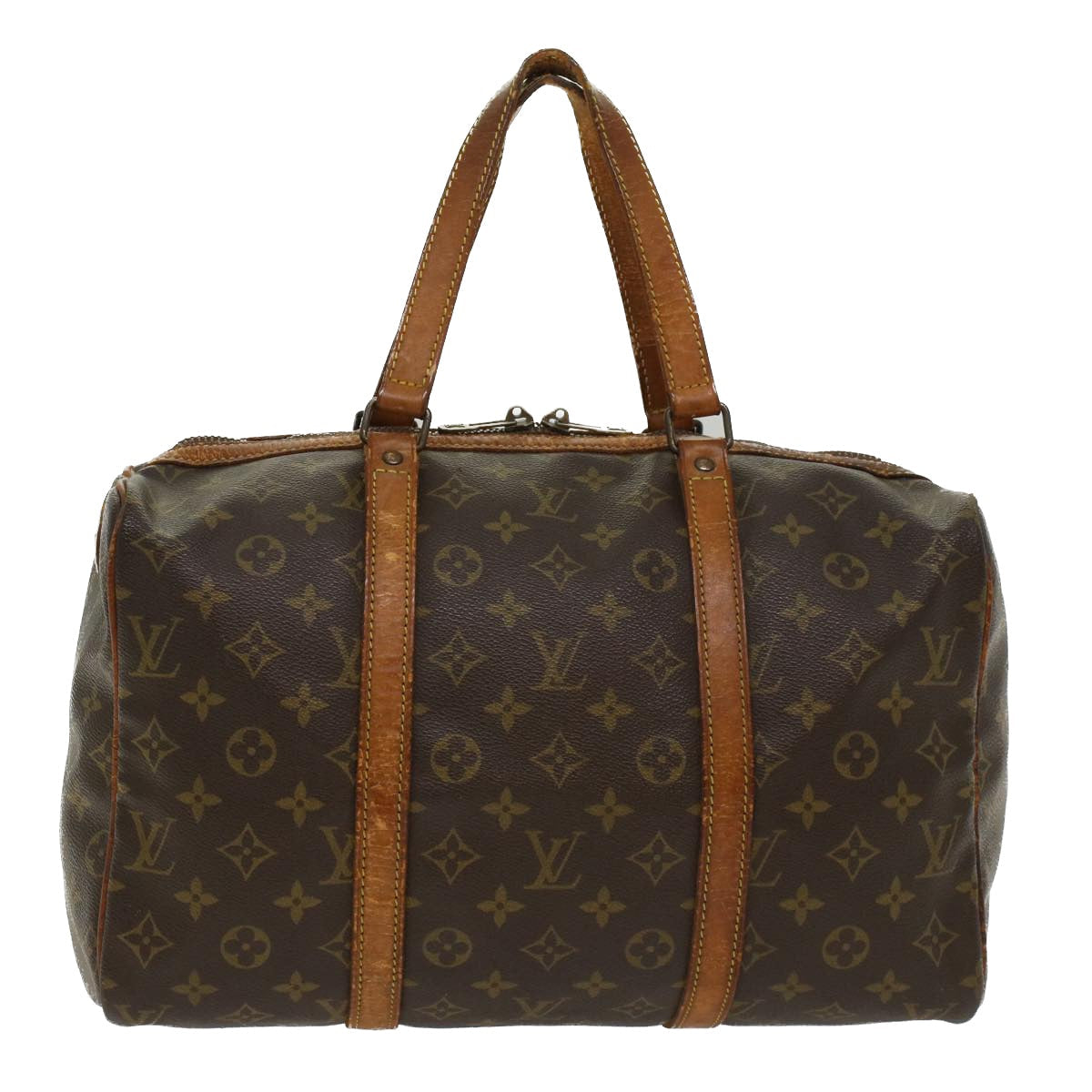 LOUIS VUITTON Monogram Sac Souple 35 Boston Bag M41626 LV  yk7965