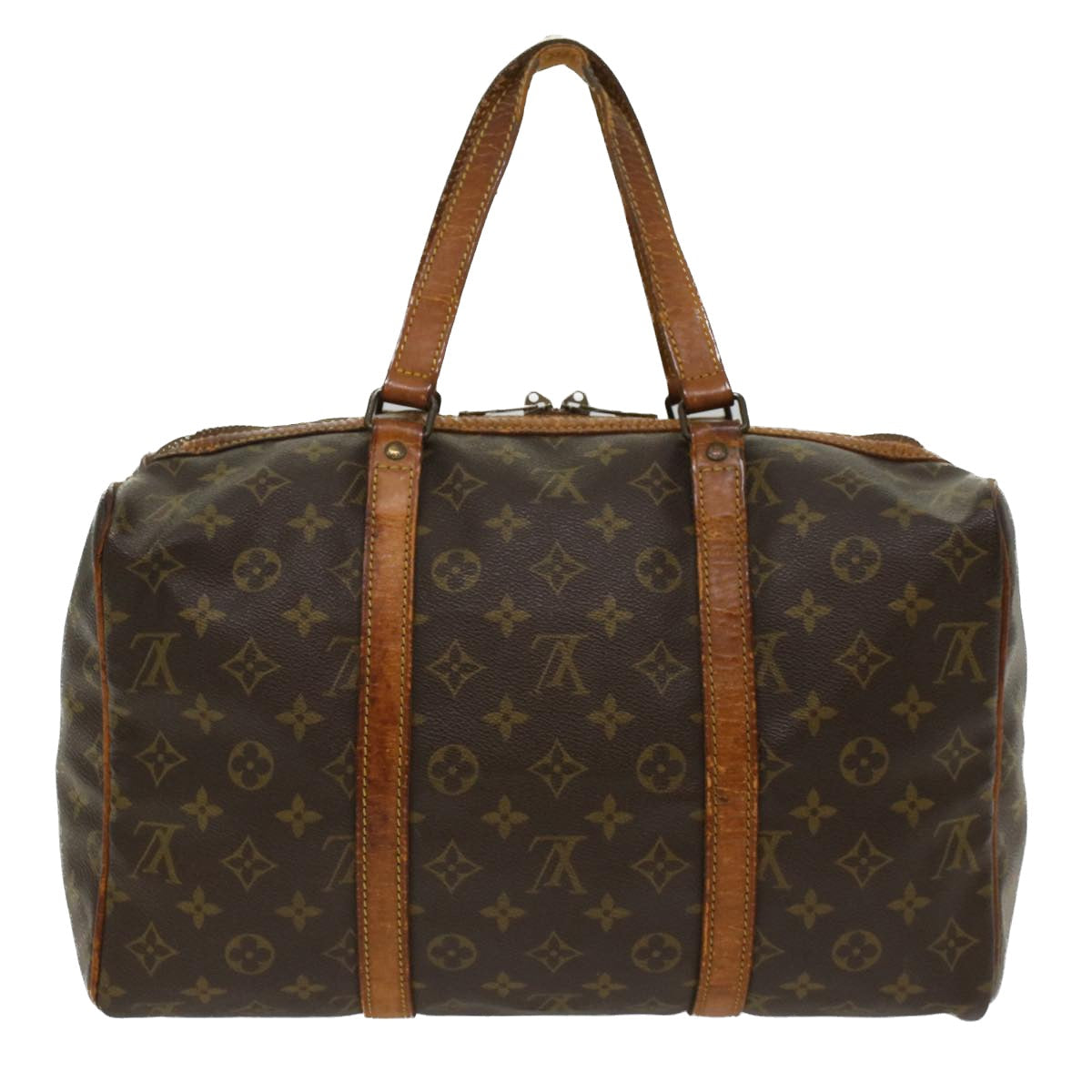 LOUIS VUITTON Monogram Sac Souple 35 Boston Bag M41626 LV  yk7965