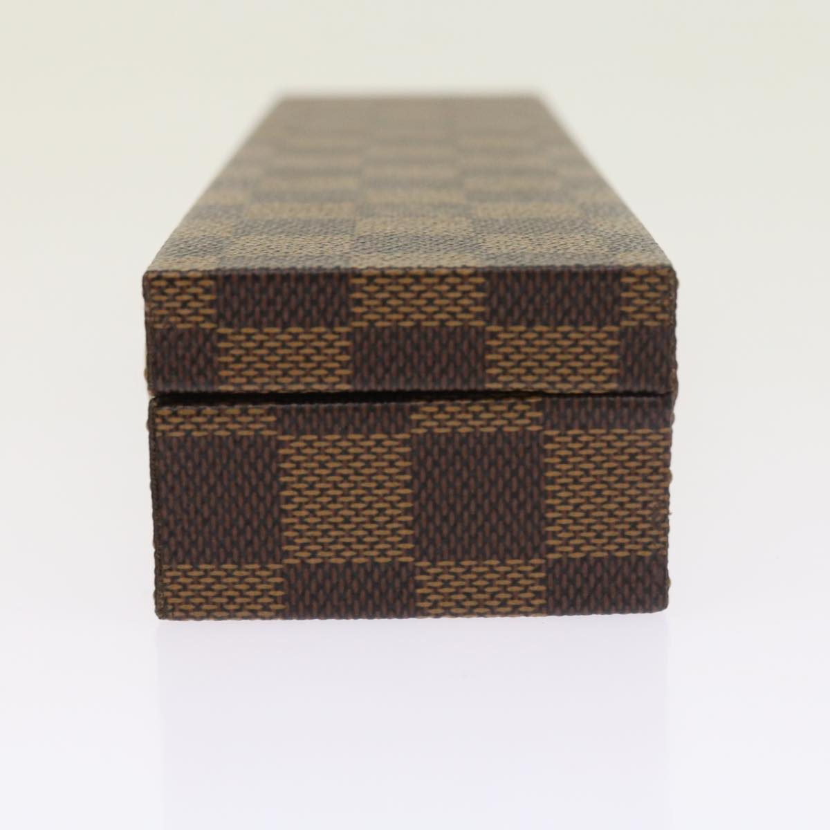 LOUIS VUITTON Damier Ebene Watch Case Trunk LV Auth yk8757A