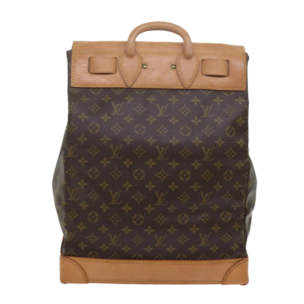LOUIS VUITTON Monogram Steamer Bag Boston Bag M41126 LV Auth yk9957