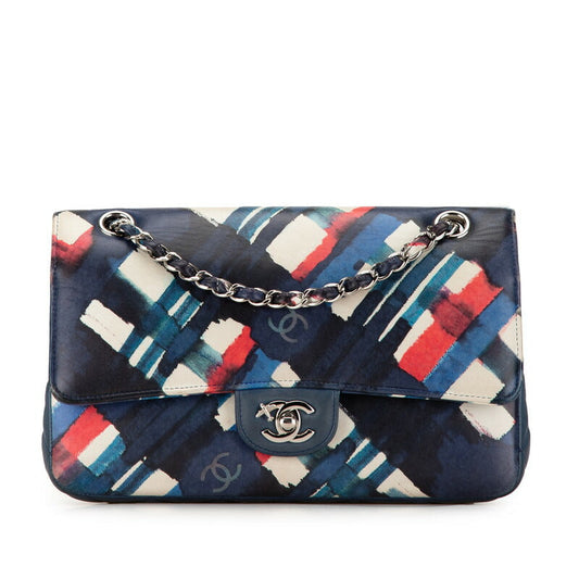 Chanel Coco Mark Double Flap Airline Lambskin Shoulder Bag