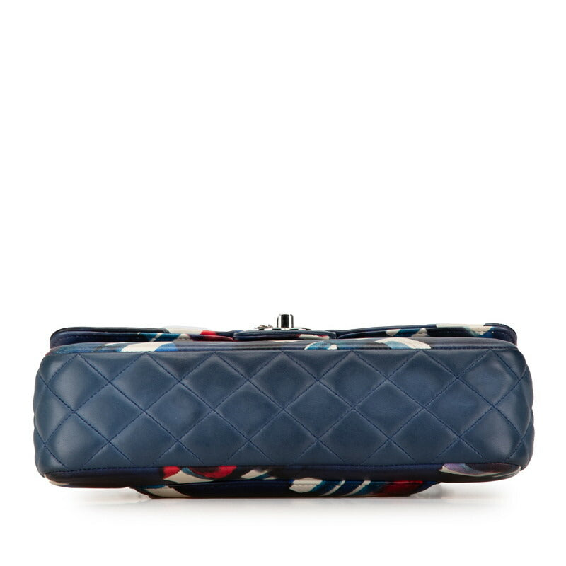 Chanel Coco Mark Double Flap Airline Lambskin Shoulder Bag