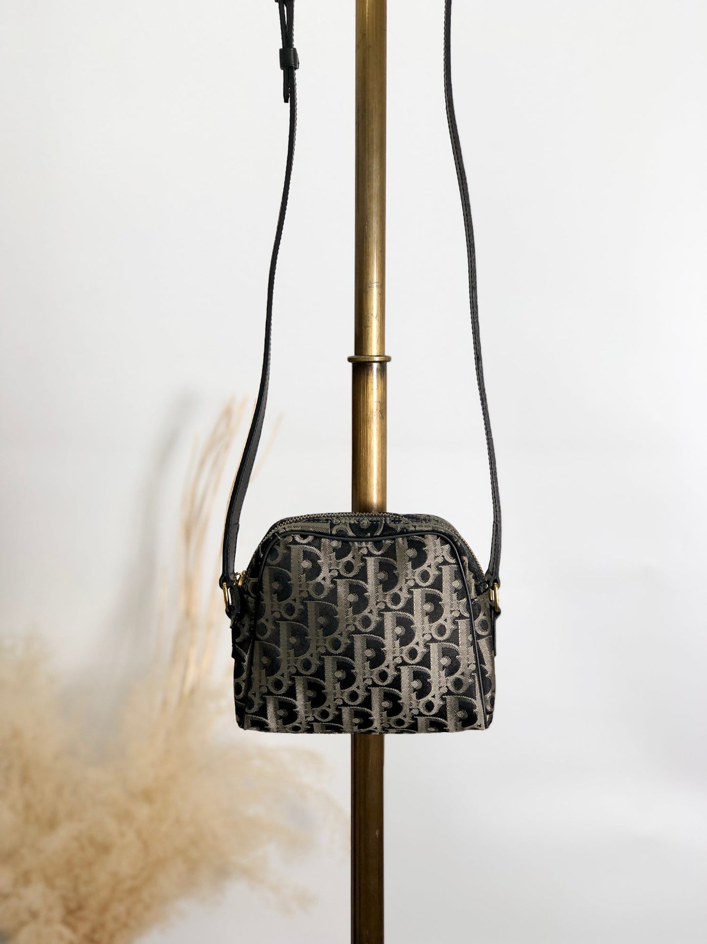 Christian Dior Trotter Small Shoulder bag Black Vintage gc672z