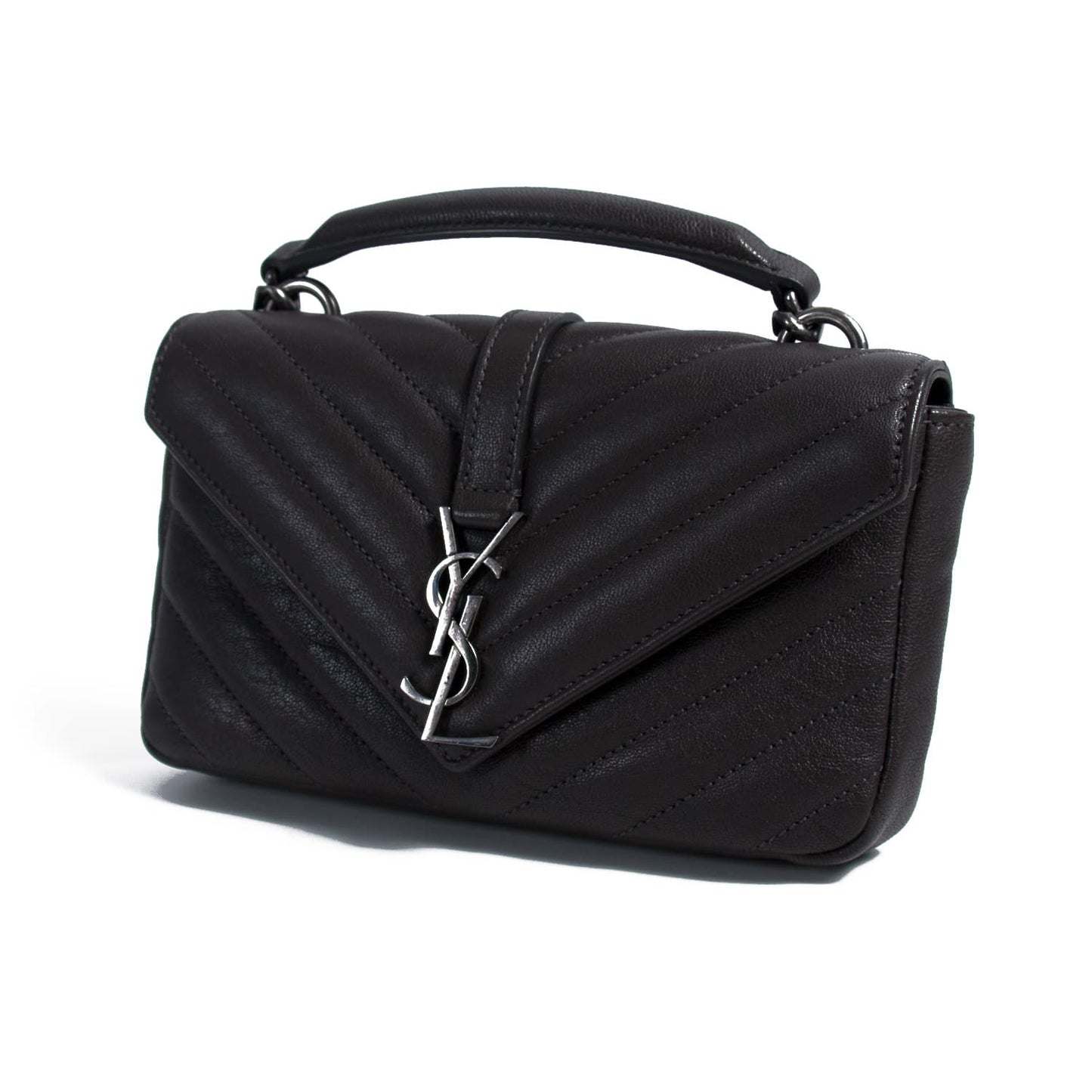 Saint Laurent Monogram College Chain Wallet