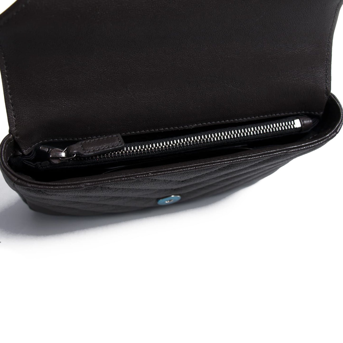 Saint Laurent Monogram College Chain Wallet
