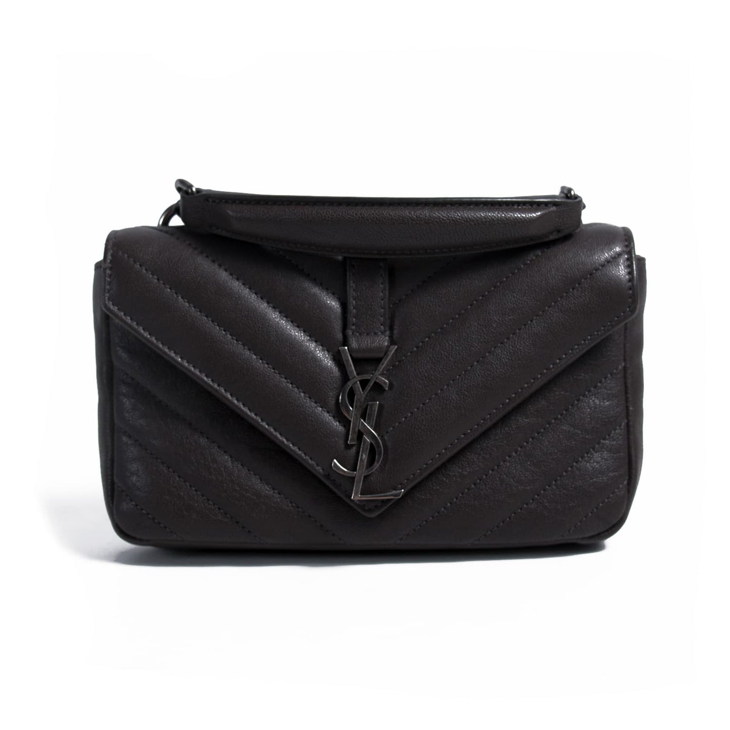Saint Laurent Monogram College Chain Wallet