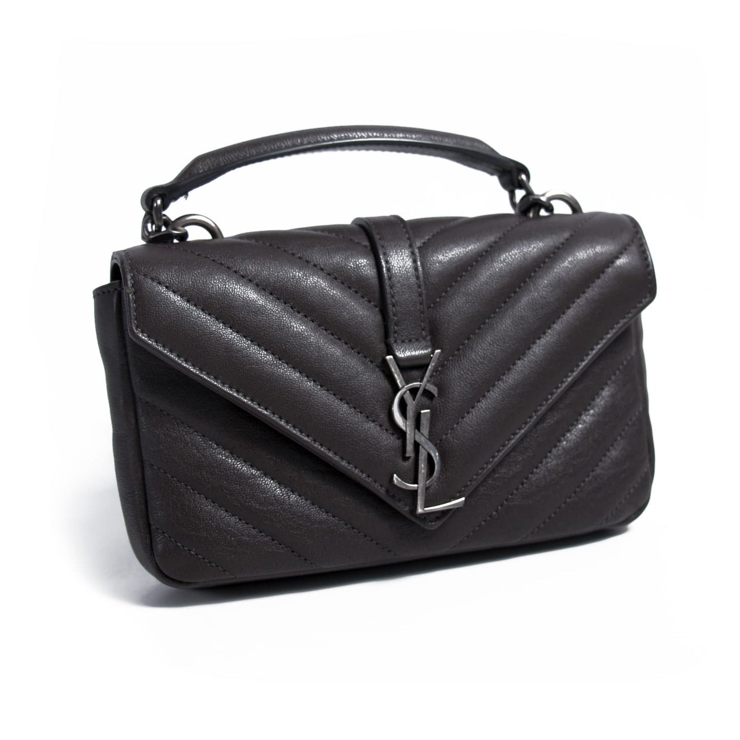 Saint Laurent Monogram College Chain Wallet