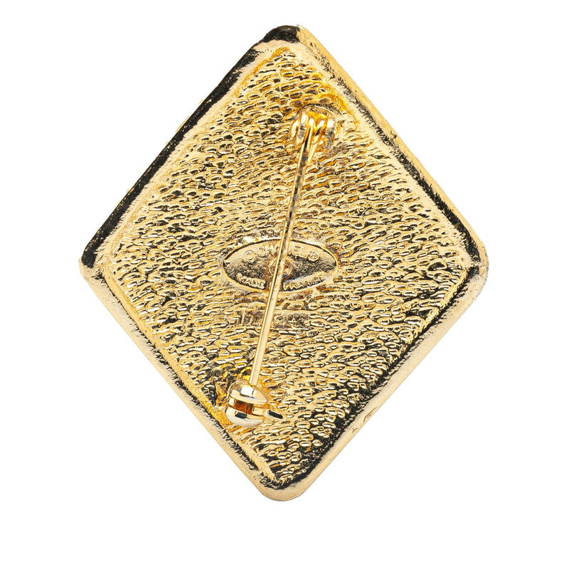 Chanel Coco Mark Vintage Rhombus Brooch