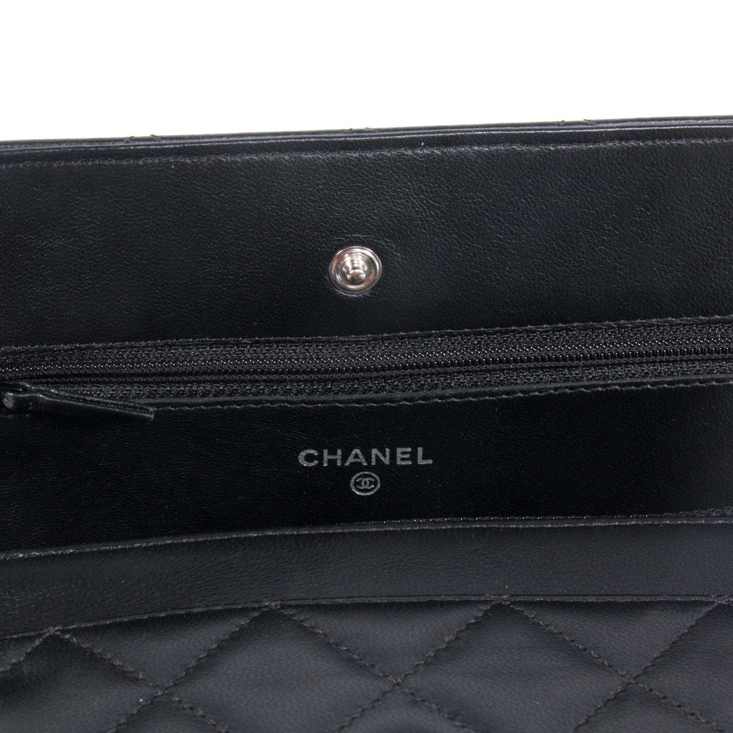 Chanel Quilted Chain Wallet